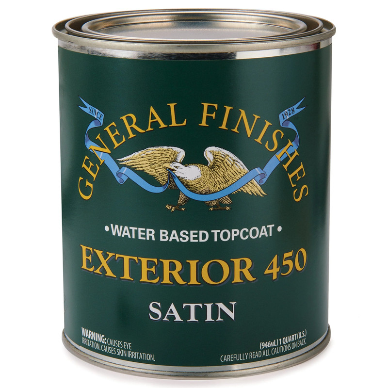 Exterior 450 Water Based Varnish - Sheen:Satin - Size:1 Quart